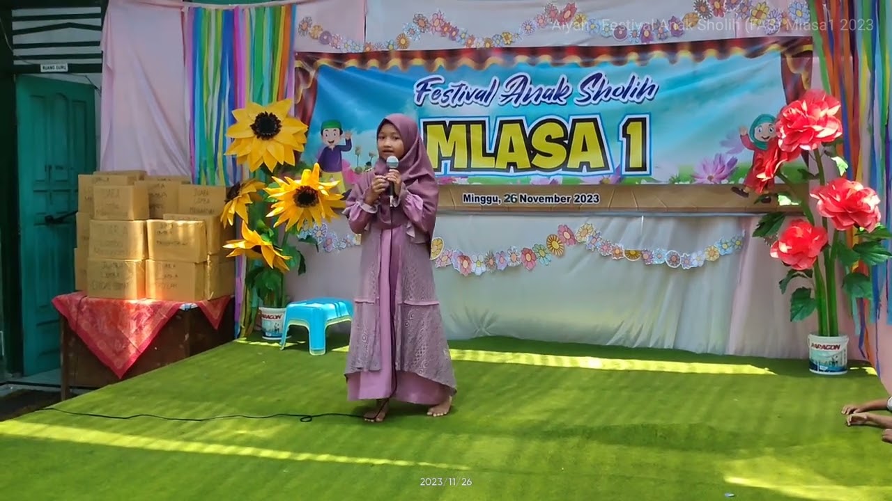 Aisyah jadi Da'i Cilik? Yuk lihat penampilannya dalam Pildacil Mlasa1 😉