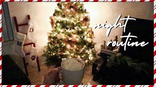 My HOLIDAY night routine! *super cozy* | VLOGMAS 2020 | Michaela Cook