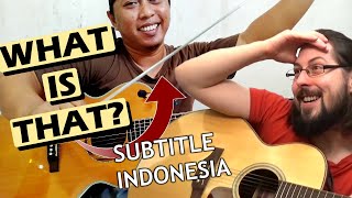Alip Bata Reaction Tutorial Membunyikan Gitar Dengan Digesek Indo Sub
