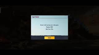 What is Server is full and you are in queue pubg 
