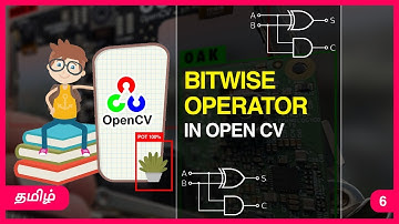 OpenCV in Tamil | Bitwise operator using OpenCV in Tamil | Computer Vision | D2NTA_06