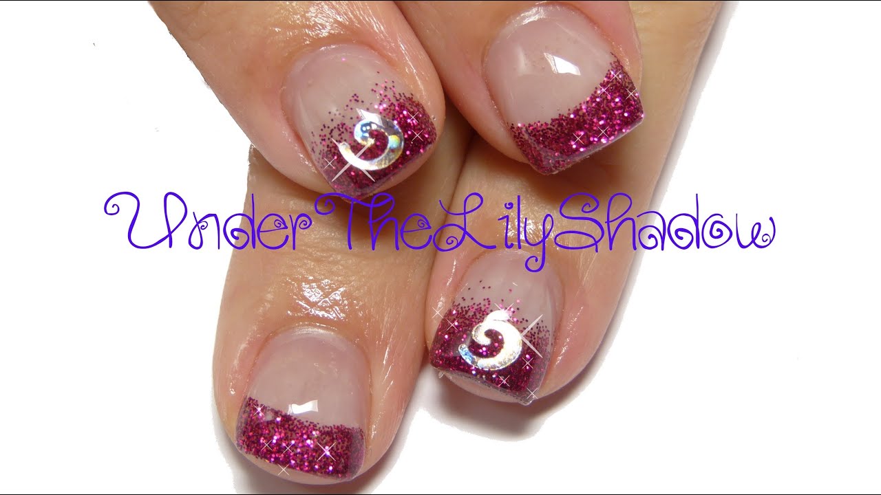 Acrylic Nails - Swirling Red - YouTube