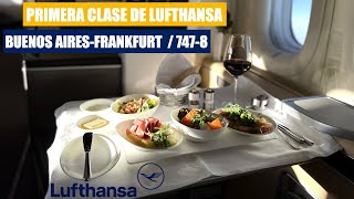 PRIMERA CLASE DE LUFTHANSA BUENOS AIRES - FRANKFURT Y VISITA A LA MARAVILLOSA FIRST CLASS TERMINAL