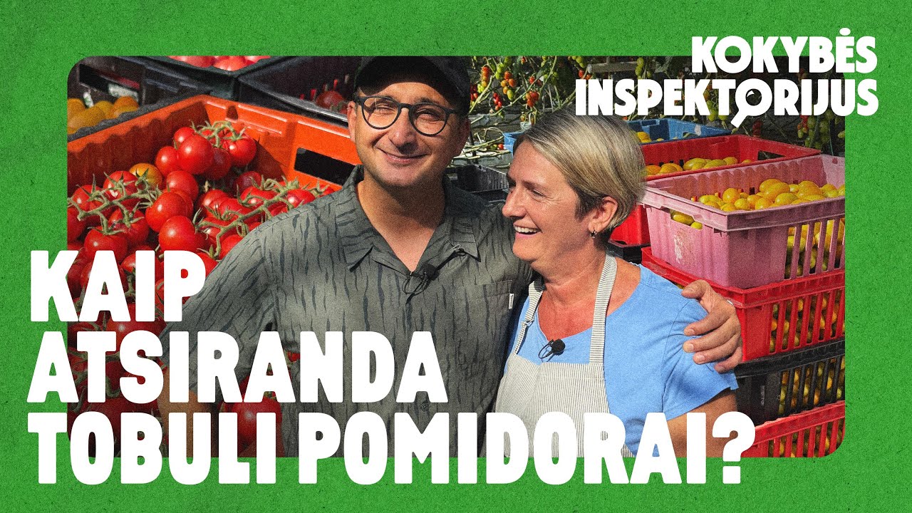 Kokybės inspektORIJUS. 2 laida. Kaip atsiranda tobuli pomidorai?