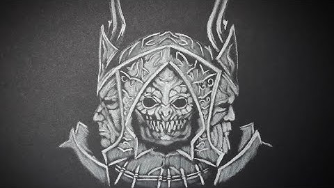Divinity Original Sin 2 - Fane Mask of Shapeshifter - Drawing