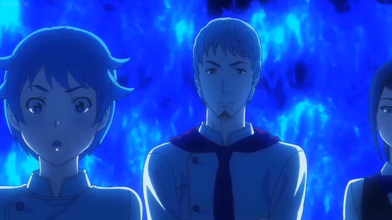 Yukihira Soma stagiaire at Shinomiya's restaurant