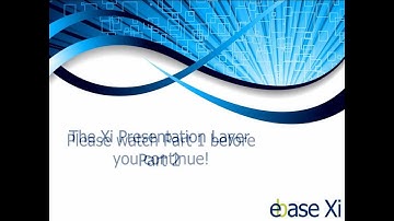 Ebase Xi - The Presentation Layer (Part 2)