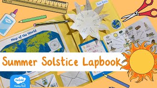 How to make a Summer Solstice Lapbook for Home Educators