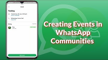 How to Create Events in WhatsApp Groups | New WhatsApp Update