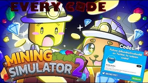 ALL Mining Simulator 2 Codes | Roblox | July 2022