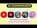 Summarize YouTube Video, Audio, Image, PDF, Video, Book Using NoteGPT AI Summarizer
