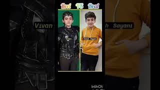 ##Balveer actors rell vs real viral song Aditya_vlogs_T20_Aditya##