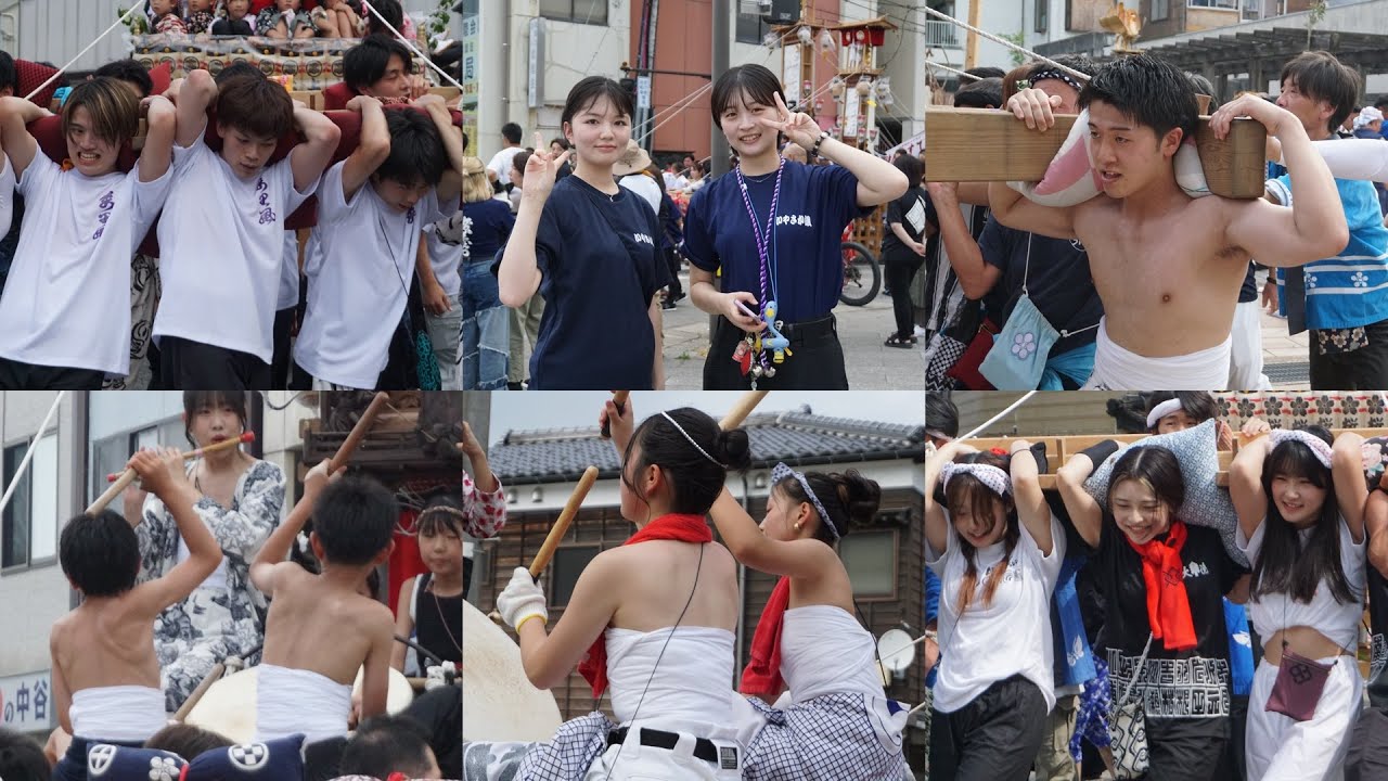 R7.7.5 宇出津 あばれ祭 キリコの巡行≪昼≫ 能登半島震災復興祈願