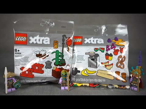 LEGO XTRA 40465 JEDZENIE | LEGO XTRA 40464 CHIŃSKA DZIELNICA - RECENZJA