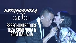 Download Lagu Andien Ft. Teza Sumendra - Speech Introduce \u0026 Saat Bahagia | (Andien Metamorfosa) MP3 Download Lagu Andien Ft. Teza Sumendra - Speech Introduce \u0026 Saat Bahagia | (Andien Metamorfosa) MP3