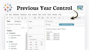 Hoe u data van voorgaande jaren in Tableau berekent