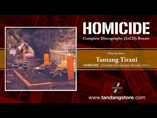 Tantang Tirani by HOMICIDE (Complete Discography 2xCD - TR015) class=