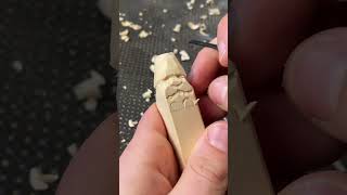 Miniature Gnome Wood Carving #wood #gnome #tutorial #art #craft #madeinitaly #artisan #woodworking