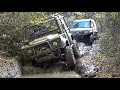 LAND ROVER DEFENDER 90 TD5  vs  LAND ROVER DISCOVERY V8  **OFF-ROAD CHALLENGE**