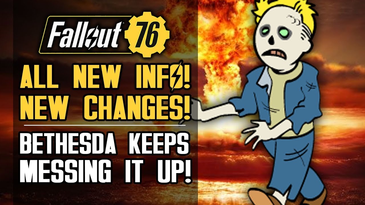 Fallout 76 - NEW UPDATES! New Changes and Bethesda Keeps Messing Up BIG!