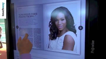 Touchway Concierge - interactive welcome and reception screen - software demo