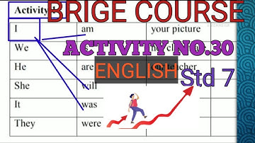 Bridge Course Activity No.30 | Day 30 | std 7 | English |Activity explanation|