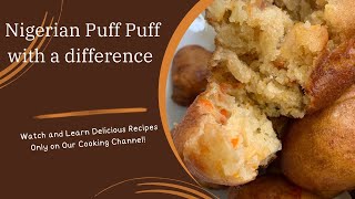 How to Make DIET (peppered Puff Puff)Nigerian Snack