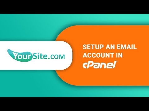 How to set up an Email account | Yoursite com