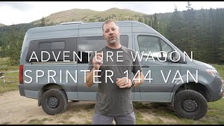 Adventure Wagon Sprinter Van Build  Review   2020 Mercedes Sprinter 144