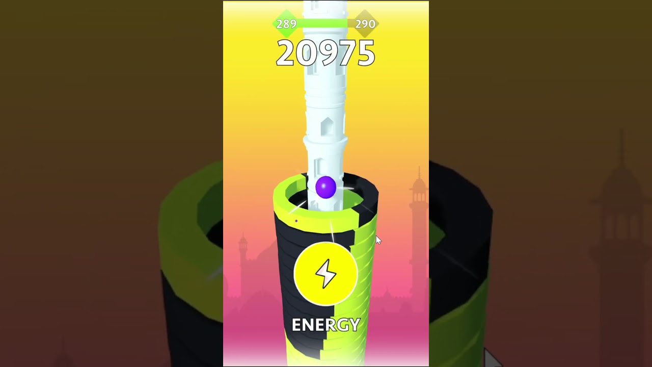 Stack Bounce Ball Game || Level - 289 ||  