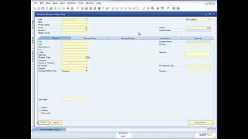 SAP Business One - An Overview of the 8.8 User Interface