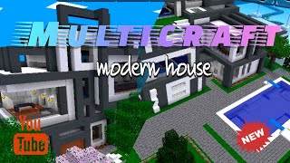 How to build a modern house in multicraft