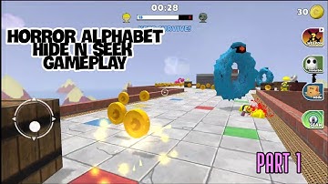 Horror alphabet survival hide n seek gameplay part 1 walkthrough game review