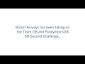 Robyn Love ParalympicsGB and British Airways 60 second challenge part 4