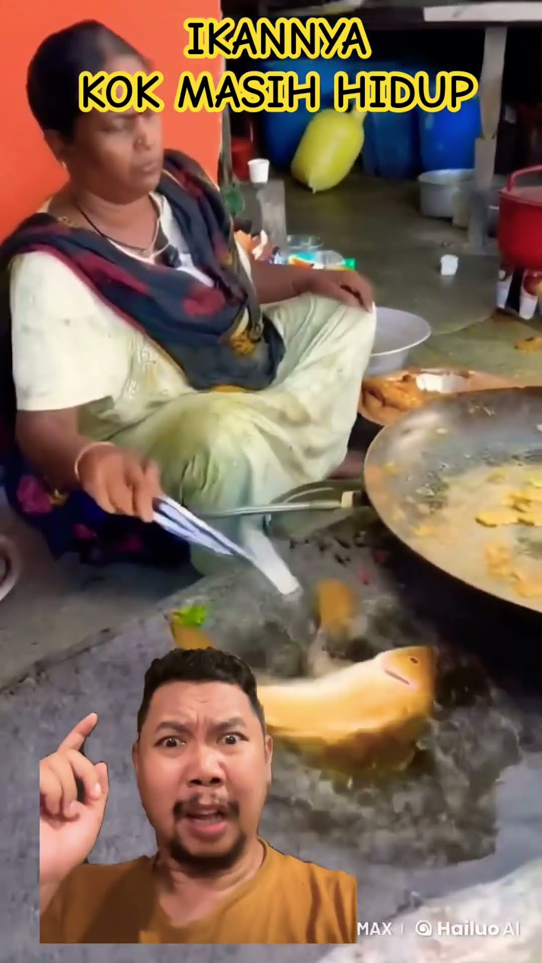 IKANNYA KOK MASIH HIDUP!!!?? #fish #funny #ytshorts #shortsvideo #shortsfeed #comedy