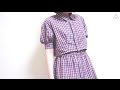 Refashion DIY Men's Shirt to Two Piece Dress -メンズシャツ リメイク-ㅣmadebyaya