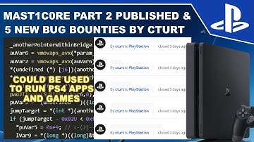Mast1c0re Part 2 Published by Cturt | PS4 Jailbreak News