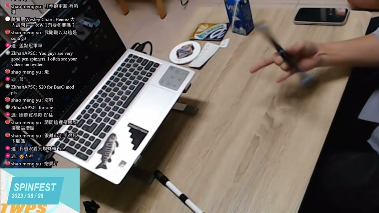 Cont spider spin to flta x100 on live streaming