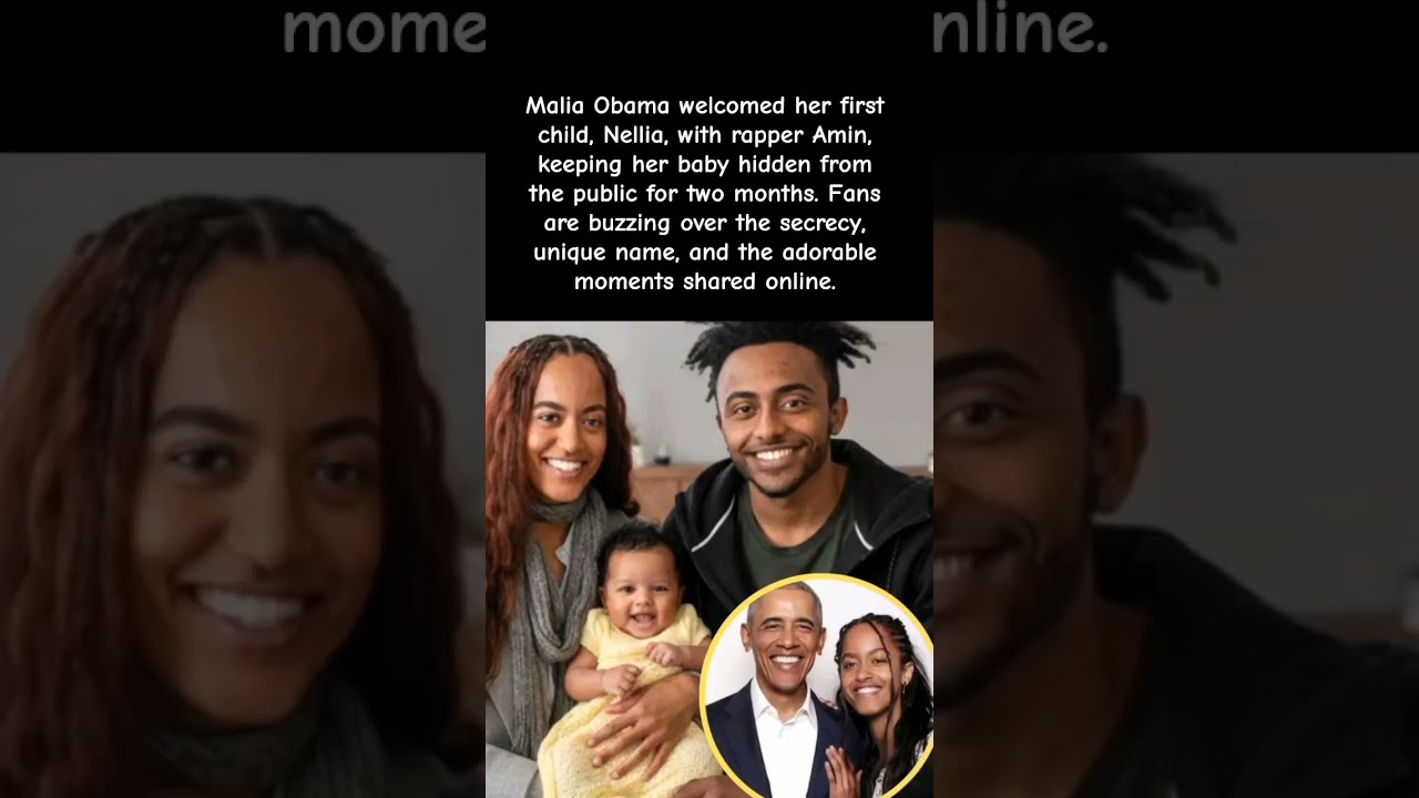 Secret’s Out! Malia Obama’s Adorable First Child Revealed 👶 