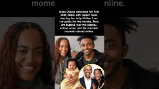 Secret’s Out! Malia Obama’s Adorable First Child Revealed 👶 #shorts #viralshorts #Obama
