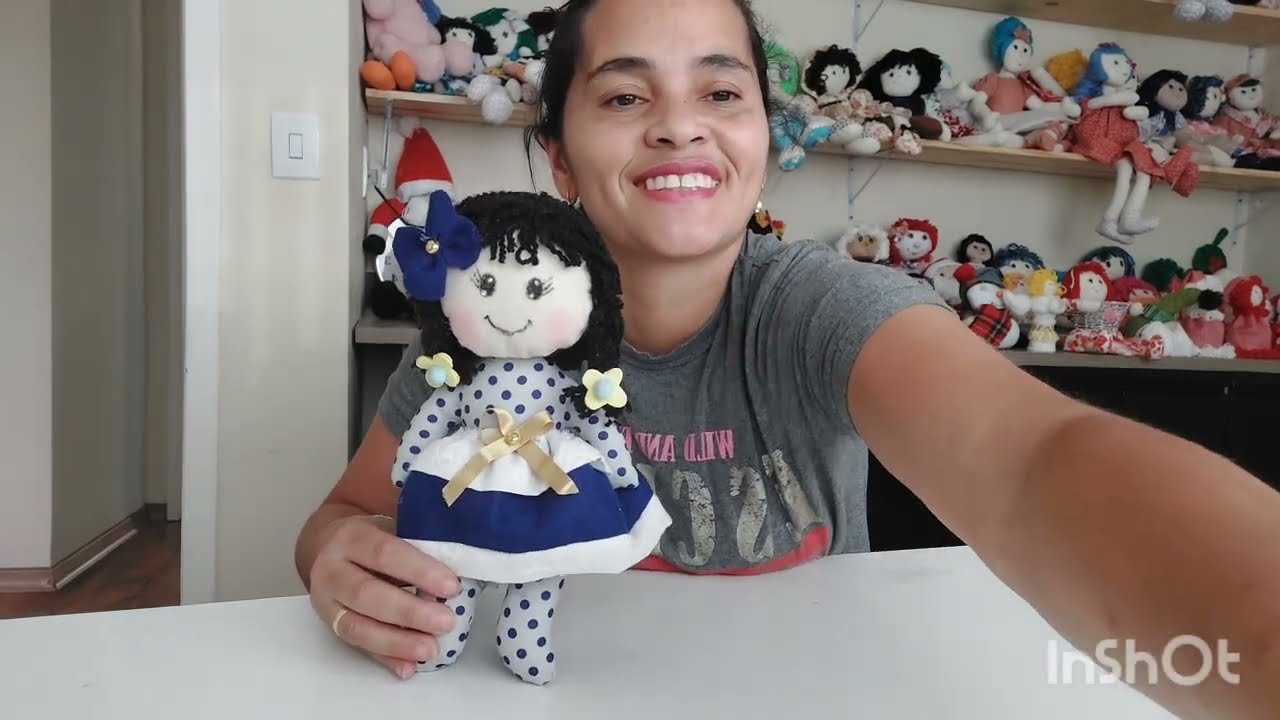NUNCA FOI TÃO FÁCIL FAZER ESTA BONECA DE PANO ! / PASSO  A PASSO / 😍