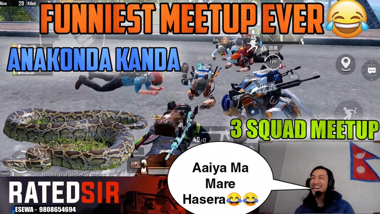 Rated SIR Funniest Fan Meetup Ever 😂3 Squads Together 🤩Meetup Gone Wrong || AneelYT