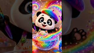 🎨🌈 Magic Color Mixing with Piku the Panda! 🐼✨discover amazing new colors! ❤️+💛=🧡, 💙+💛=💚, ❤️+💙=💜