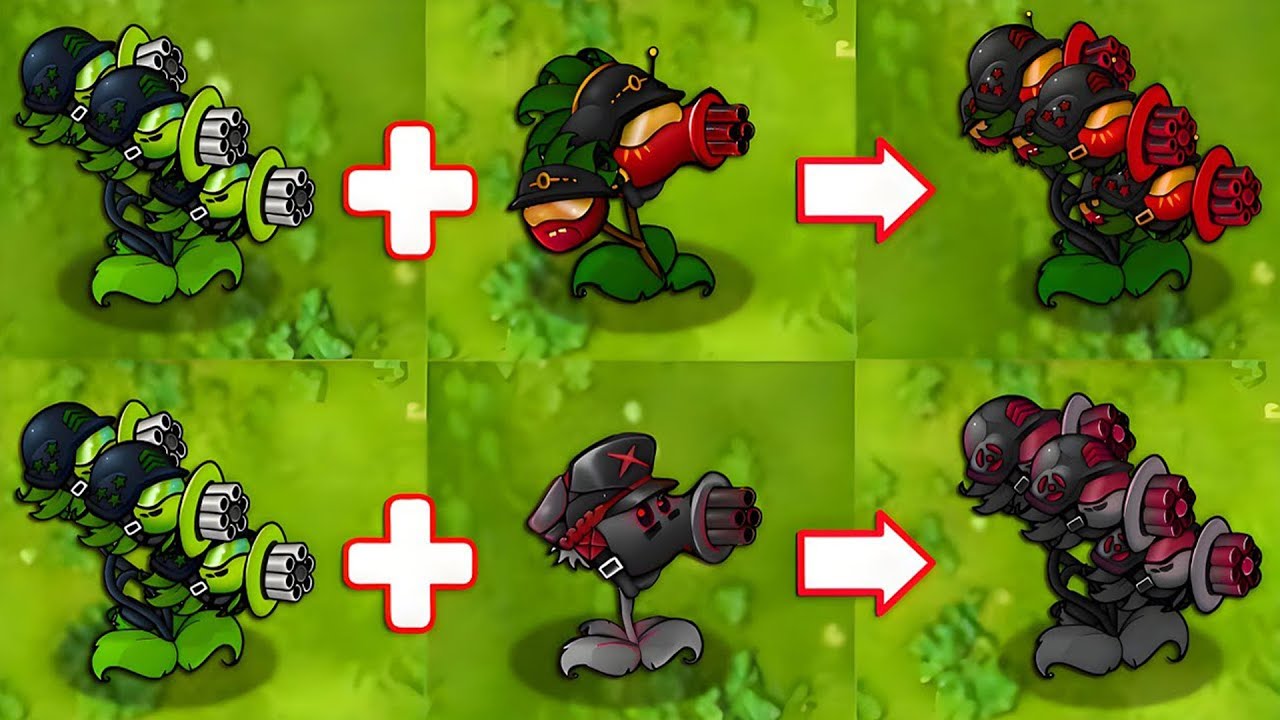 PVZ 1 Fusion 2.7 Challenge New Plants - All Plants Fusion VS 300 ...