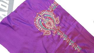 kalanjali paithani blouse design | machine embroidery blouse designs