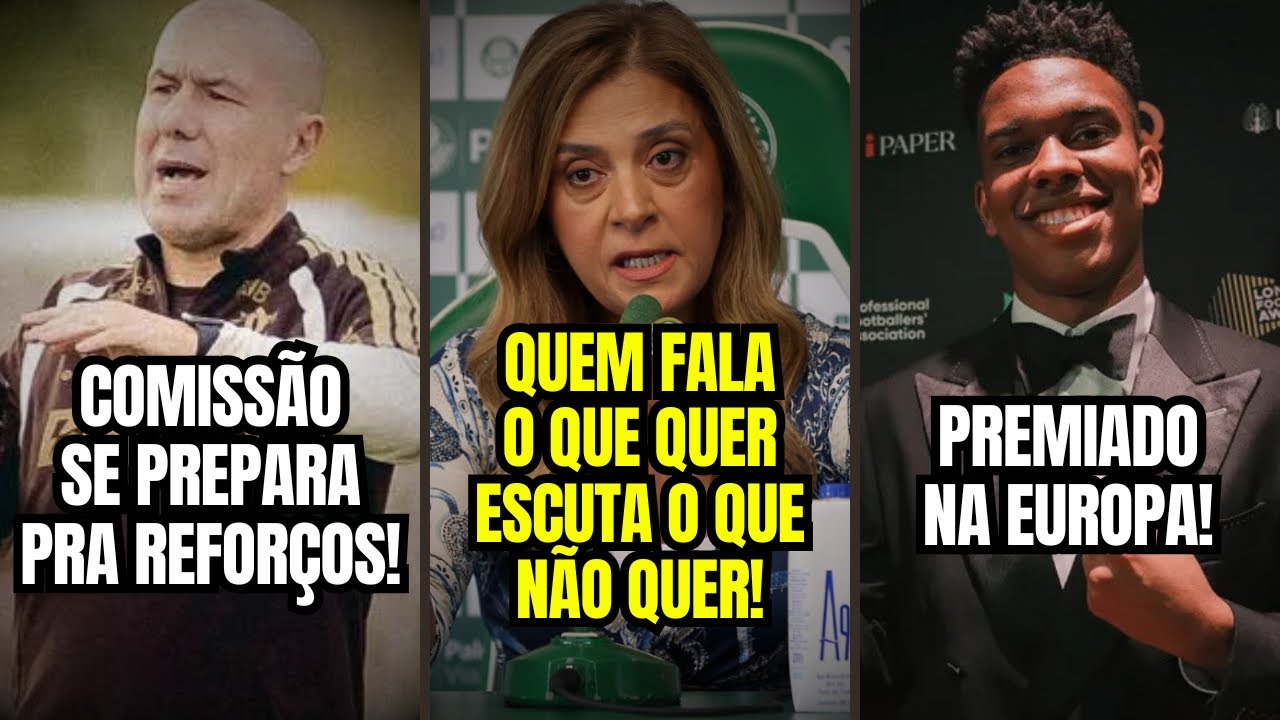 PQP! Que C@CETADA que a Leila TOMOU sobre Flamengo! Estevão PREMIADO! Trump CITA Palmeiras! 