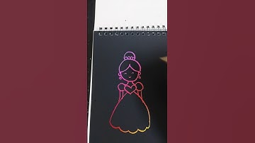 Barbie doll drawing easy #drawing #trending #viral