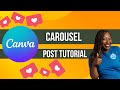 How to Make a Carousel Post in Canva | Canva Tutorial