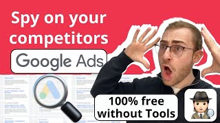 How To Spy On Competitors Google Ads - Access the Google Ads Library