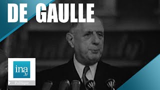 1963 : De Gaulle, la France et le nucléaire | Archive INA